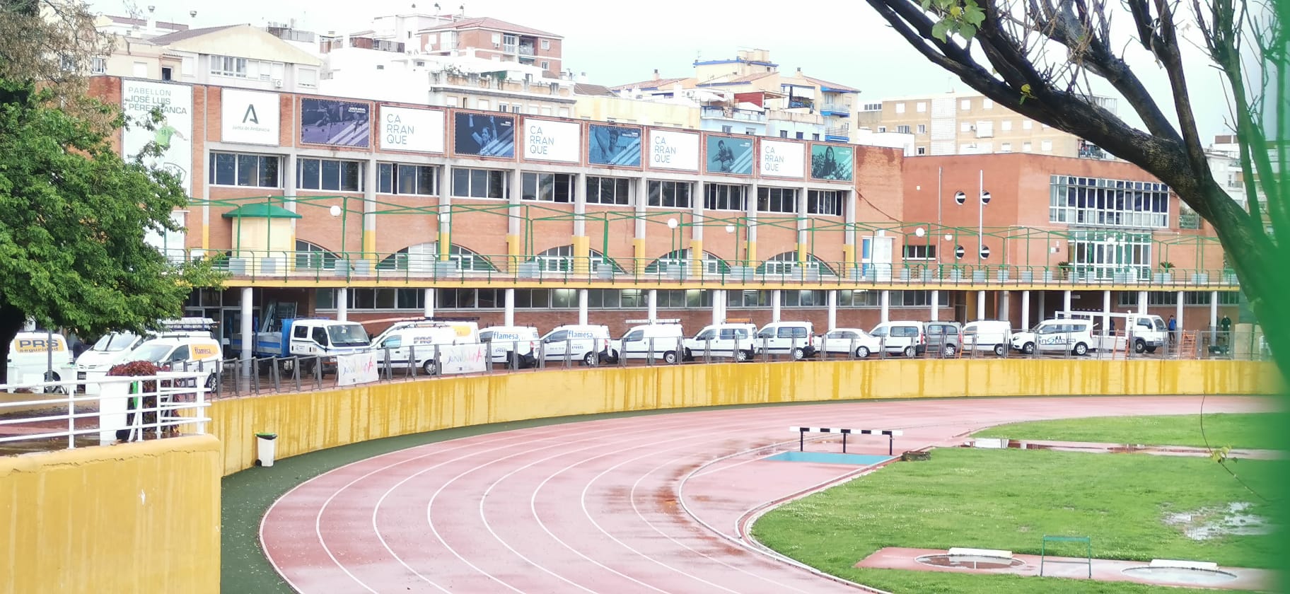 El acondicionamiento de la Ciudad Deportiva de Carranque como hospital de campaña va a buen ritmo