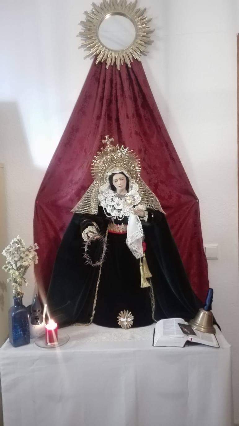 Altar de Juan Antonio Valenzuela López, hermano de la Humildad Ecce-Homo