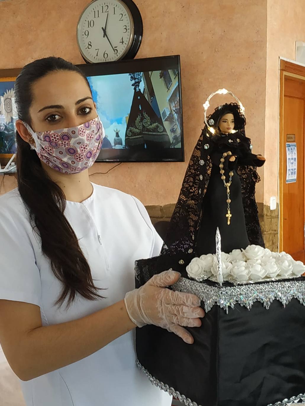 En la residencia Doña Emilia también han querido celebrar esta Semana Santa
