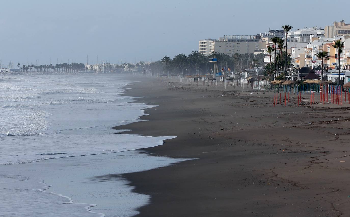 Aspecto de Torremolinos este domingo por la tarde. 