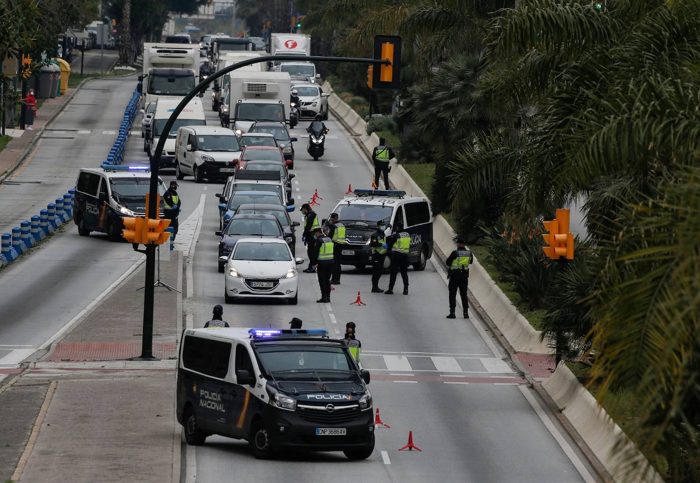 Control policial, este Lunes Santo 