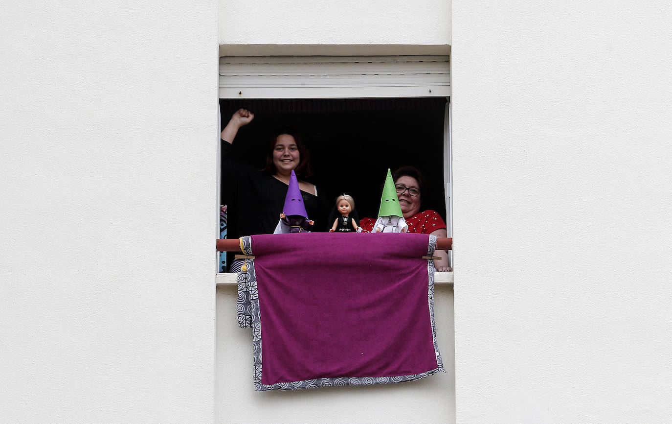 Los vecinos de Nueva Málaga homenajean a Nueva Esperanza.. 