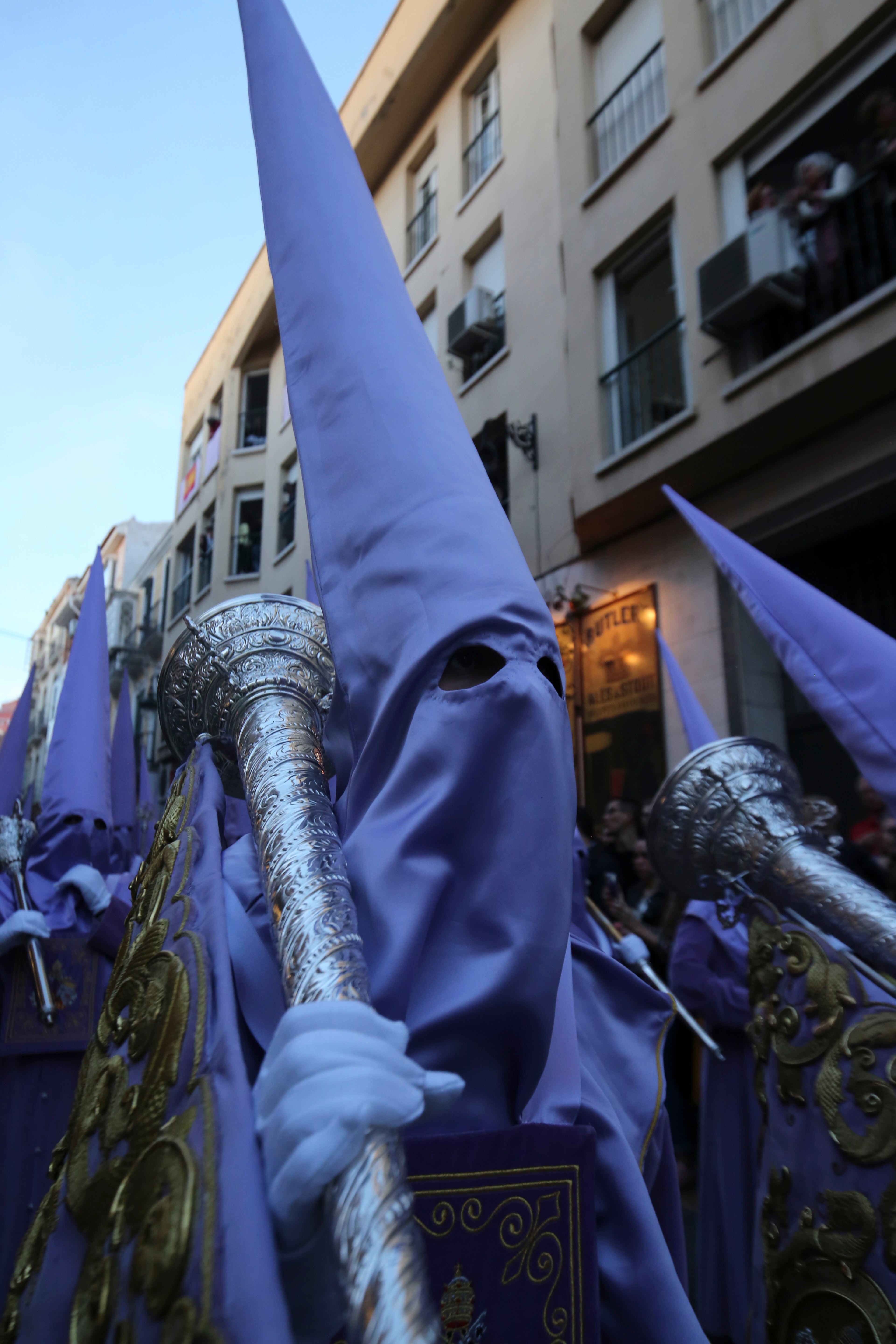 El Cristo de la Sangre y María Santísima de Consolación y Lágrimas por las calles de Málaga