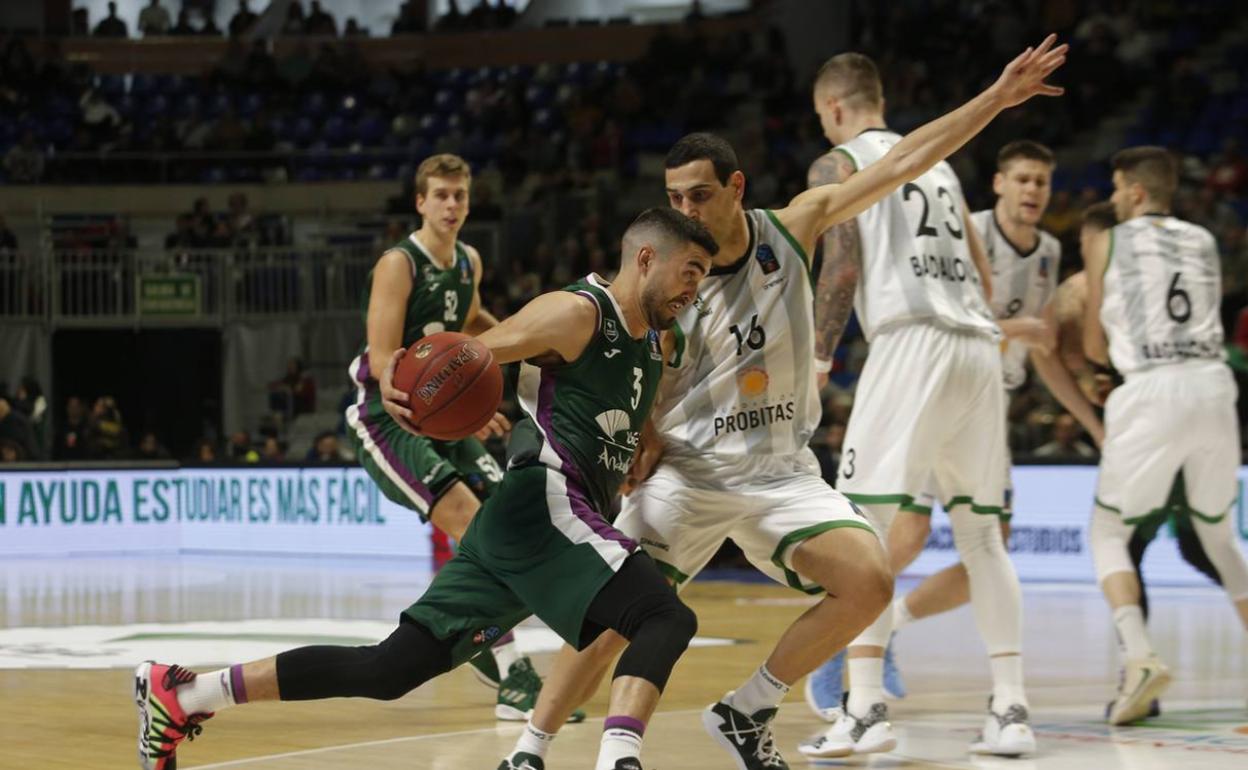 Jaime Fernández, en un partido de Eurocup ante el Joventut. 