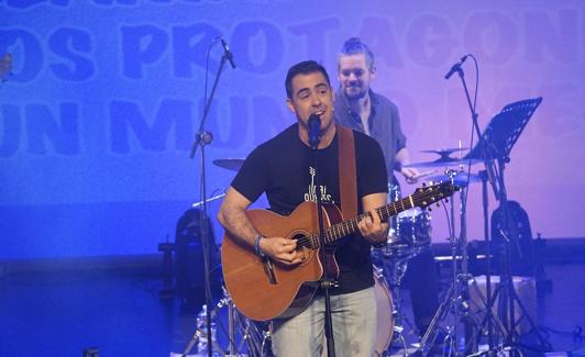 Unai Quirós, en una de sus actuaciones. 