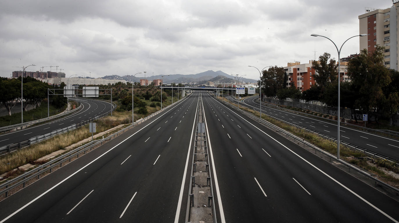 El estado de alarma deja estampas inéditas.