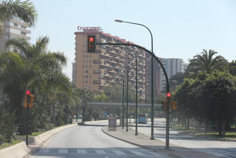 El estado de alarma deja estampas inéditas