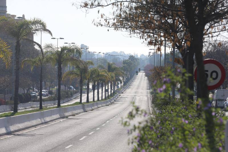 El estado de alarma deja estampas inéditas