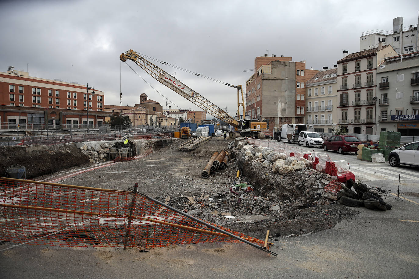 Este lunes varias obras de la capital han vuelto a ponerse en marcha.