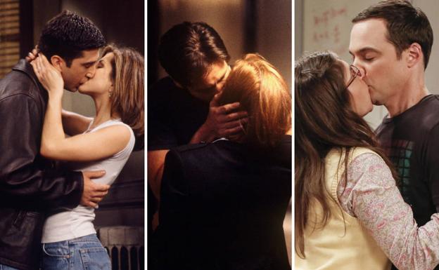 Besos de 'Friends', 'Expediente X' y 'The Big Bang Theory'.