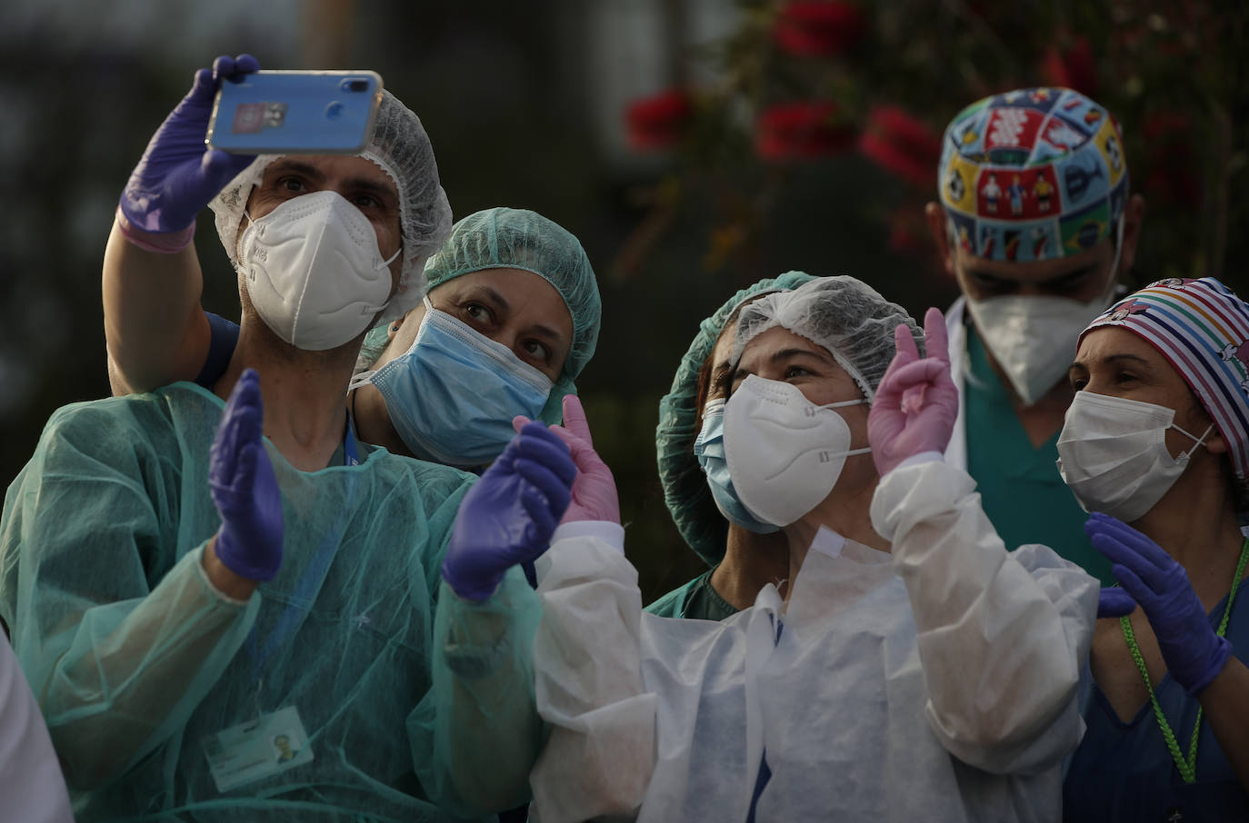 Sanitarios de Carlos Haya