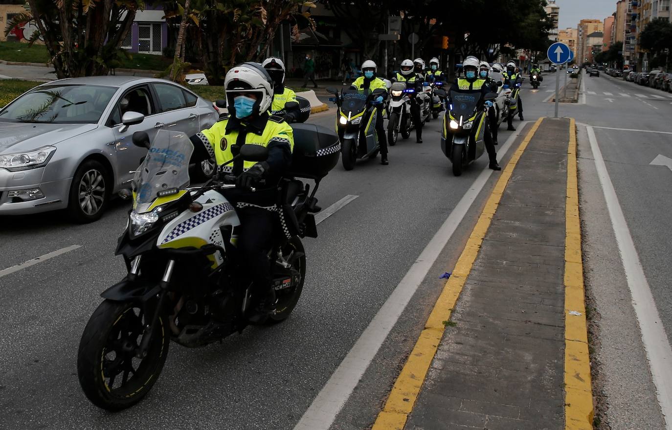 Agentes de la Policía Local de Málaga