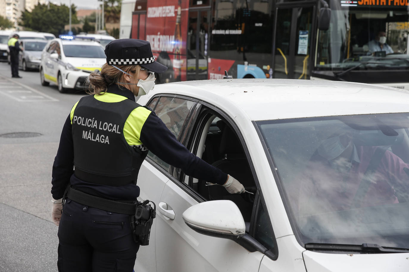 Control de la Policía Local de Málaga
