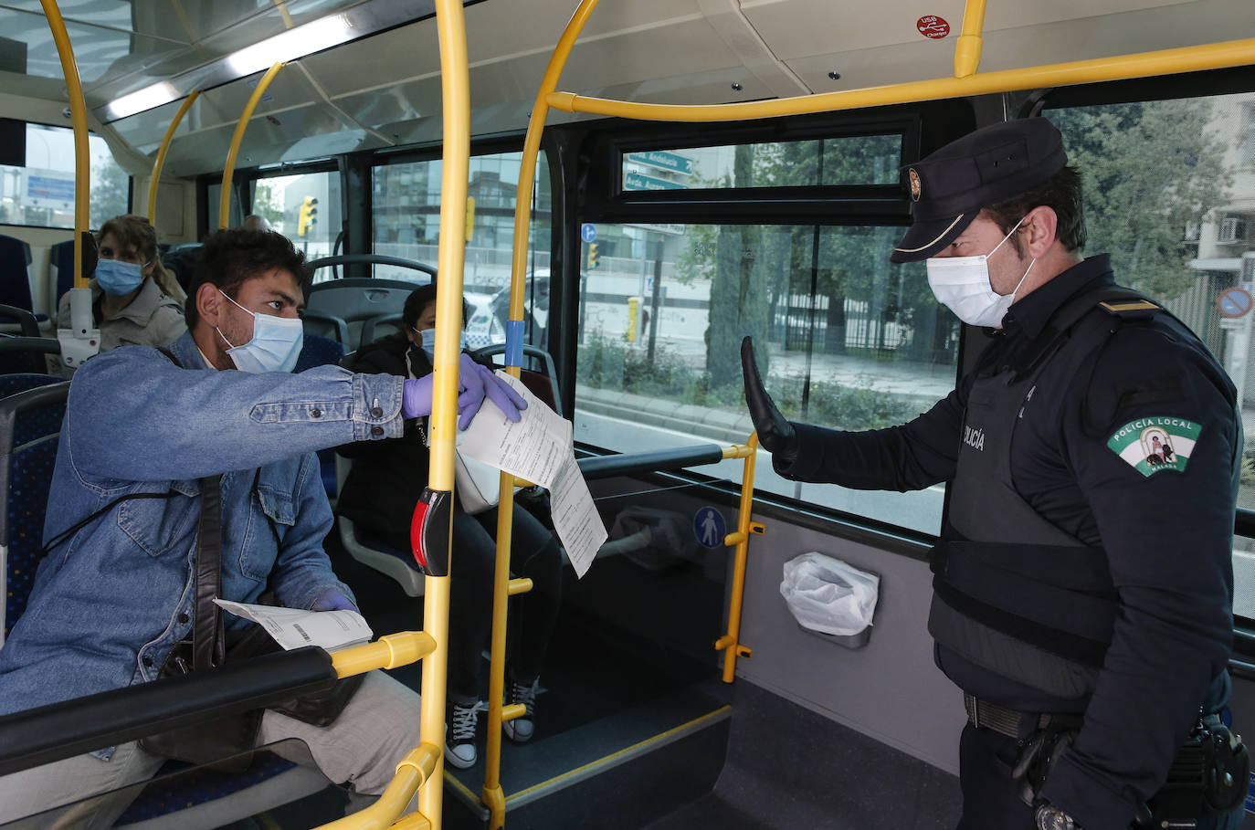 Control de la Policía Local de Málaga
