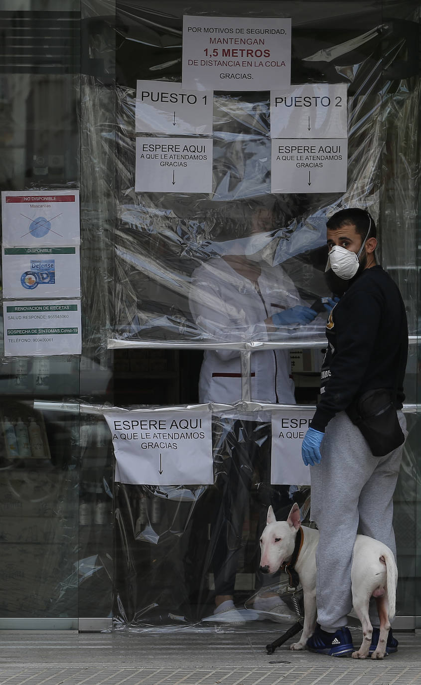 El estado de alarma deja estampas inéditas