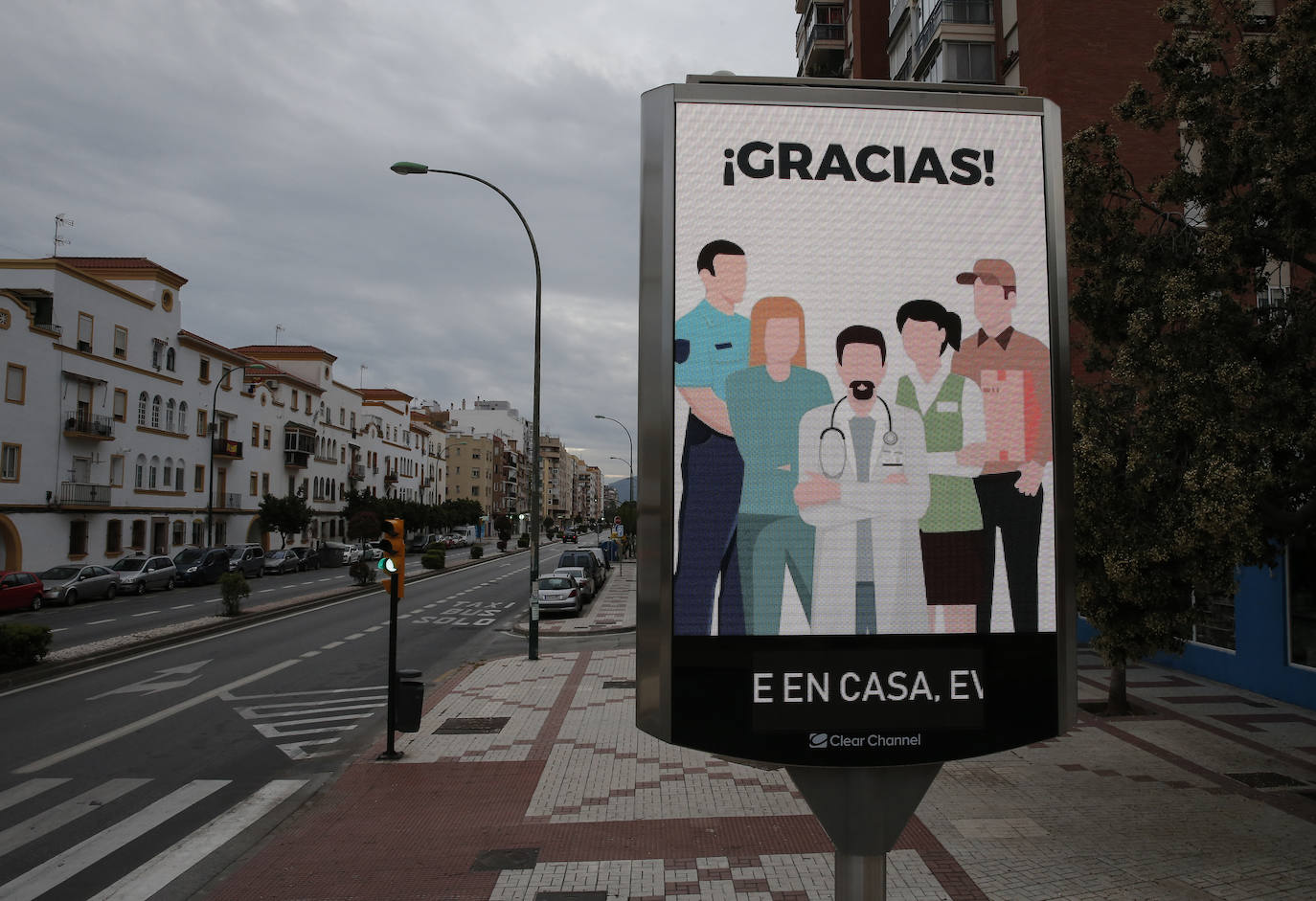 El estado de alarma deja estampas inéditas