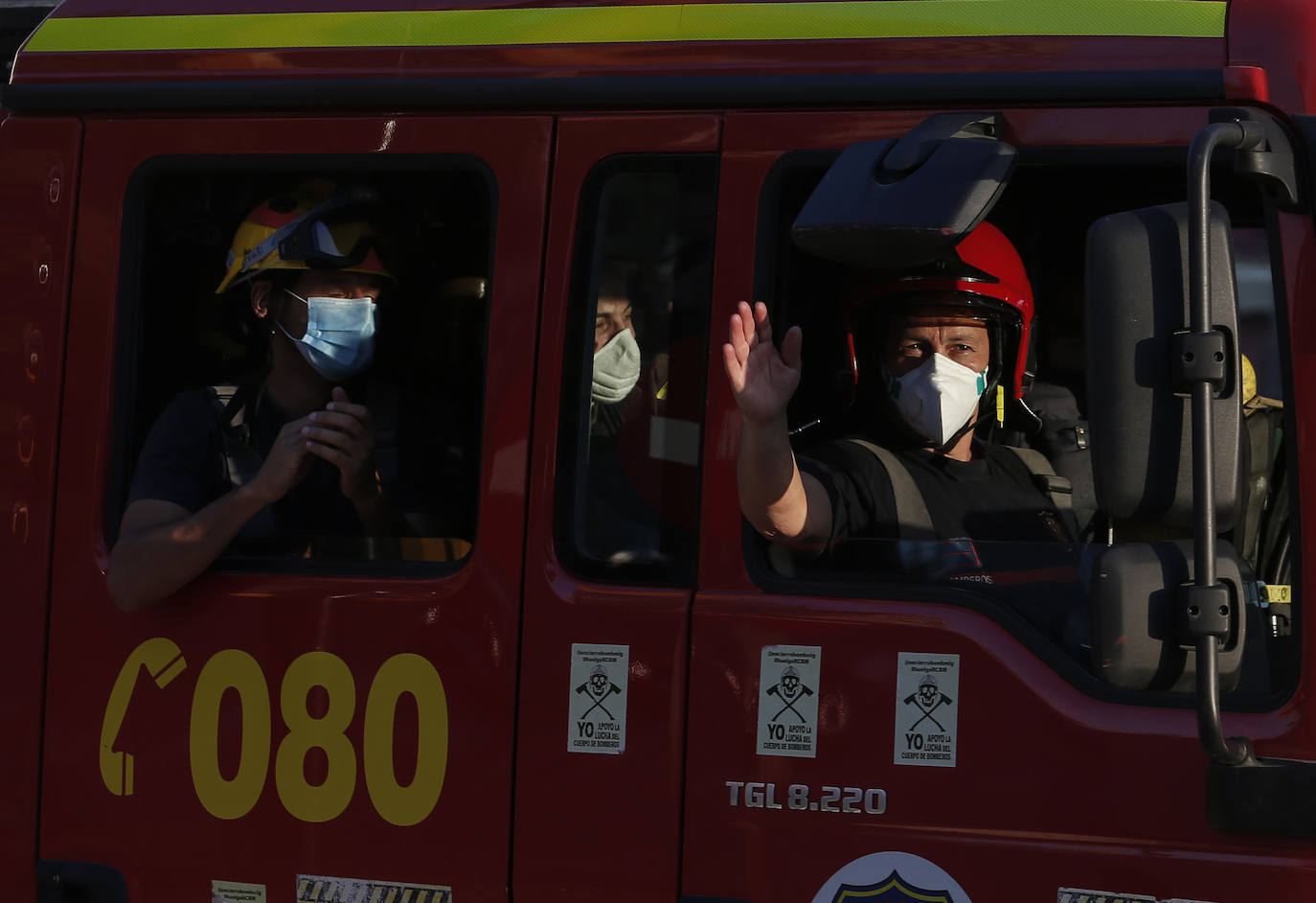 El estado de alarma deja estampas inéditas.