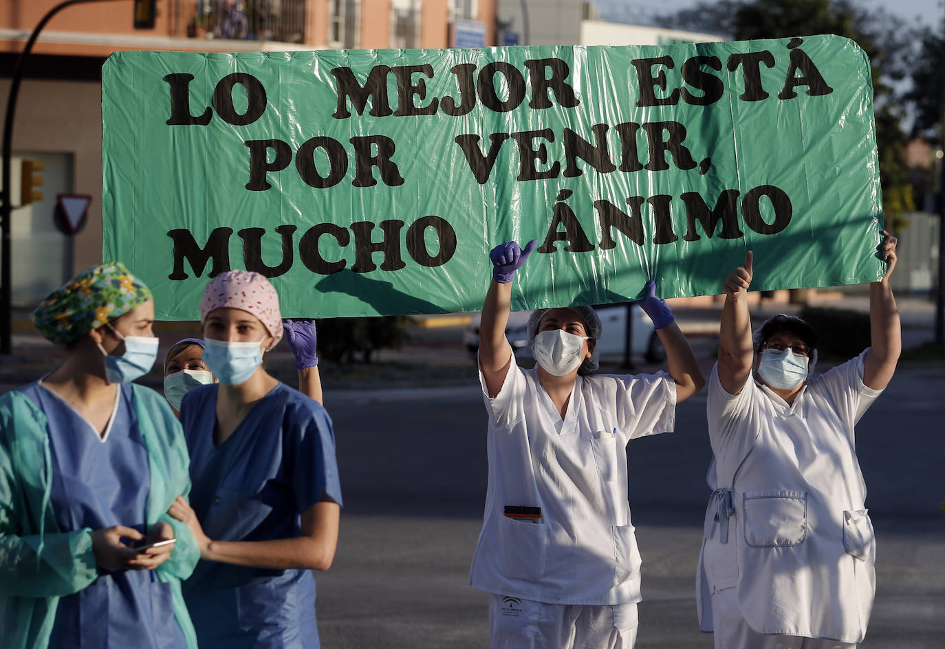 El estado de alarma deja estampas inéditas.