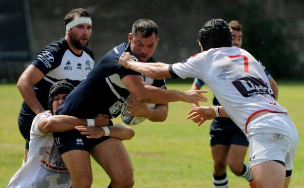 Un partido de esta temporada del Marbella Rugby Club