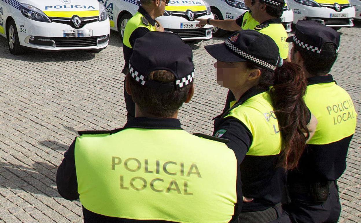 Agentes de la Policía Local de Málaga 