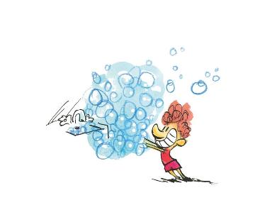 Imagen secundaria 1 - Dos de las ilustraciones, junto a su autor, José Fragoso.