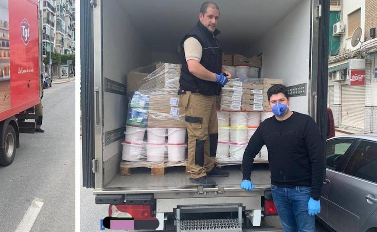 Quesur se suma a la acción social de Medinaceli con 20.000 litros de yogur