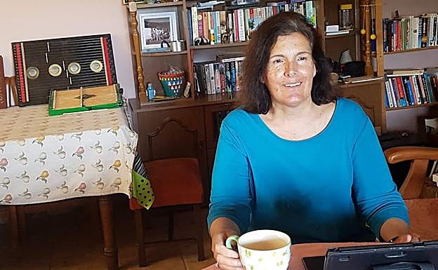 Leila Bayandor vive en el campo de Riogordo.