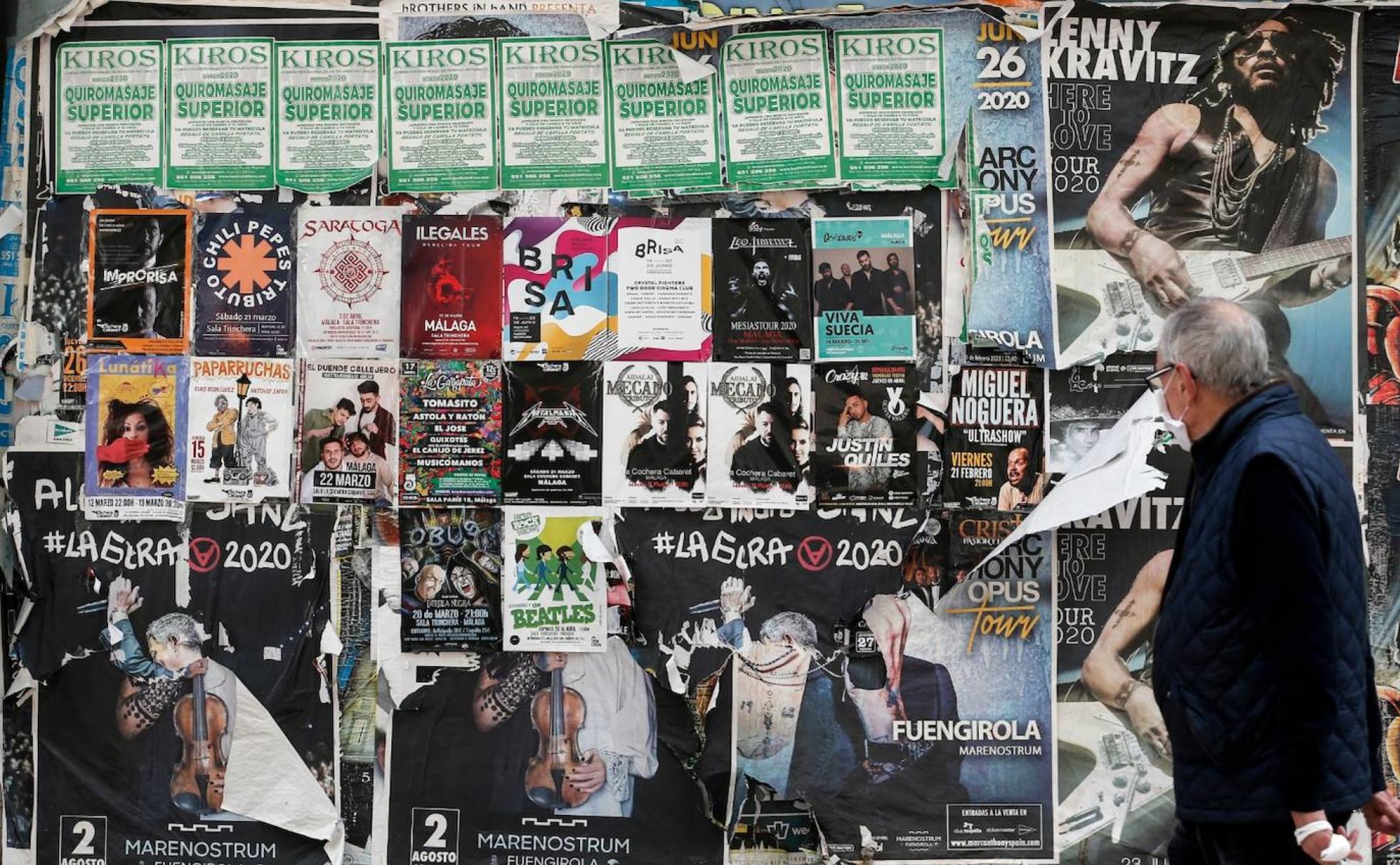 Carteles de festivales y 