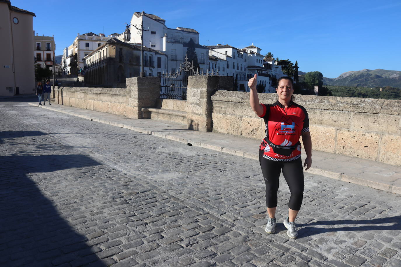 Desde primera hora de la mañana, ha sido habitual en la ciudad del Tajo encontrar a ciclistas, runners y paseantes por las calles de Ronda