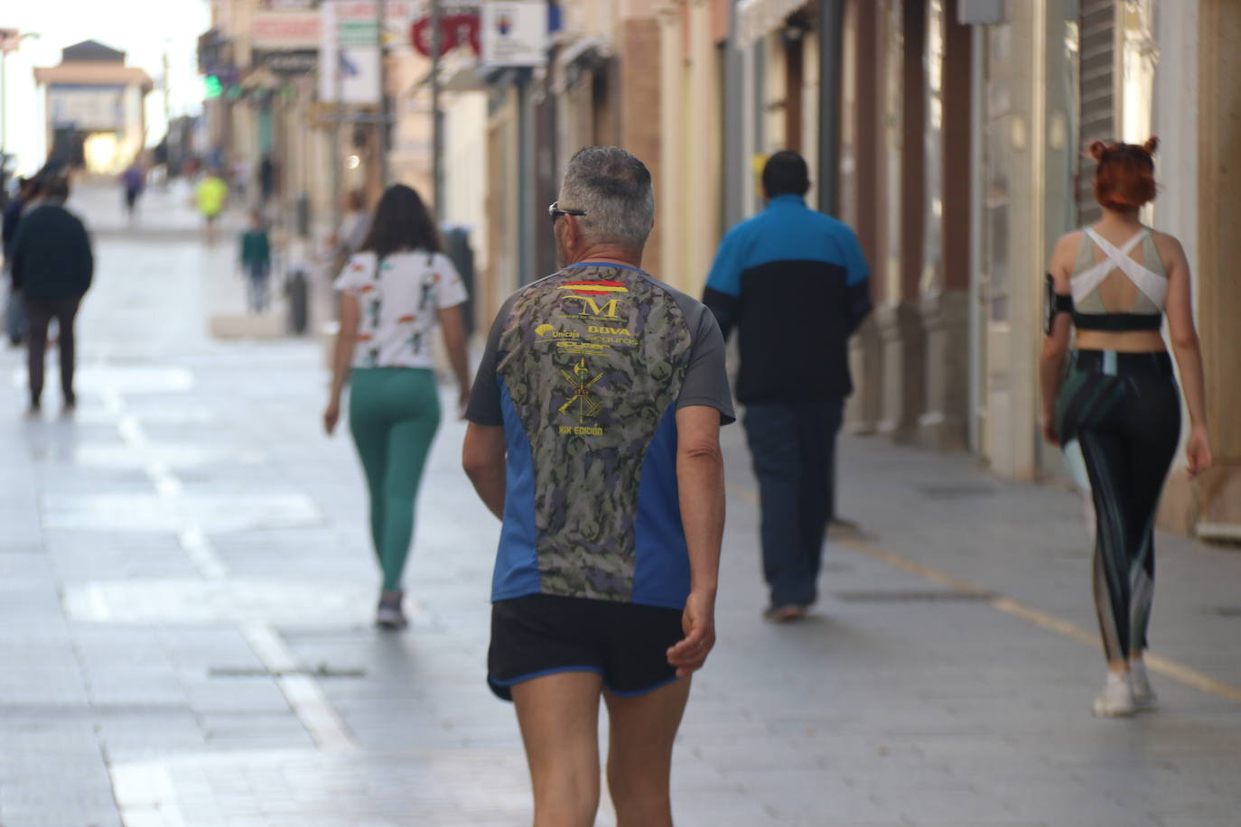 Desde primera hora de la mañana, ha sido habitual en la ciudad del Tajo encontrar a ciclistas, runners y paseantes por las calles de Ronda