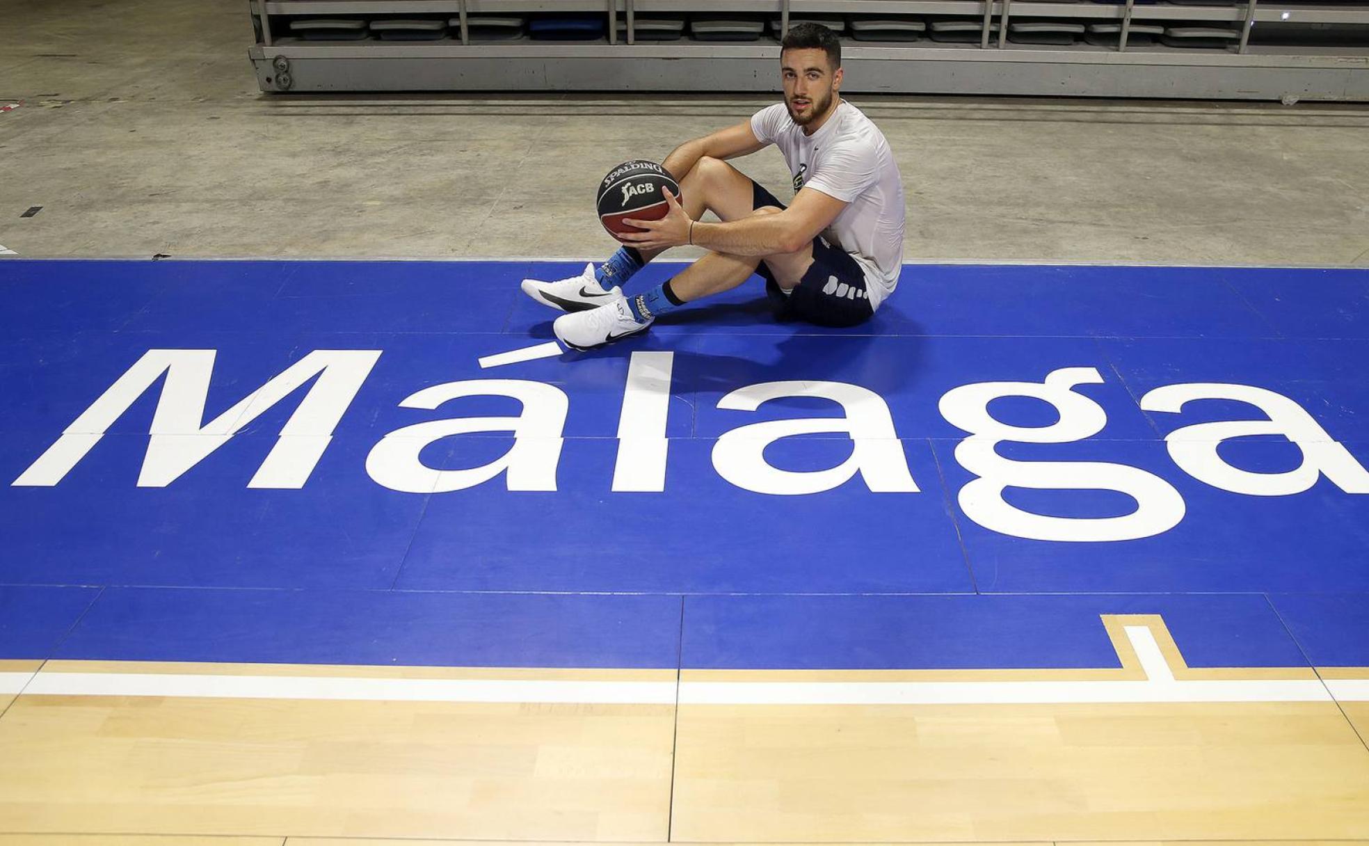 Francis Alonso, después de un entrenamiento en el Palacio de los Deportes. 