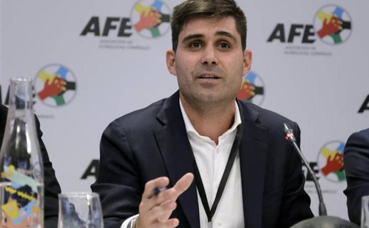 David Aganzo, presidente de la AFE. 