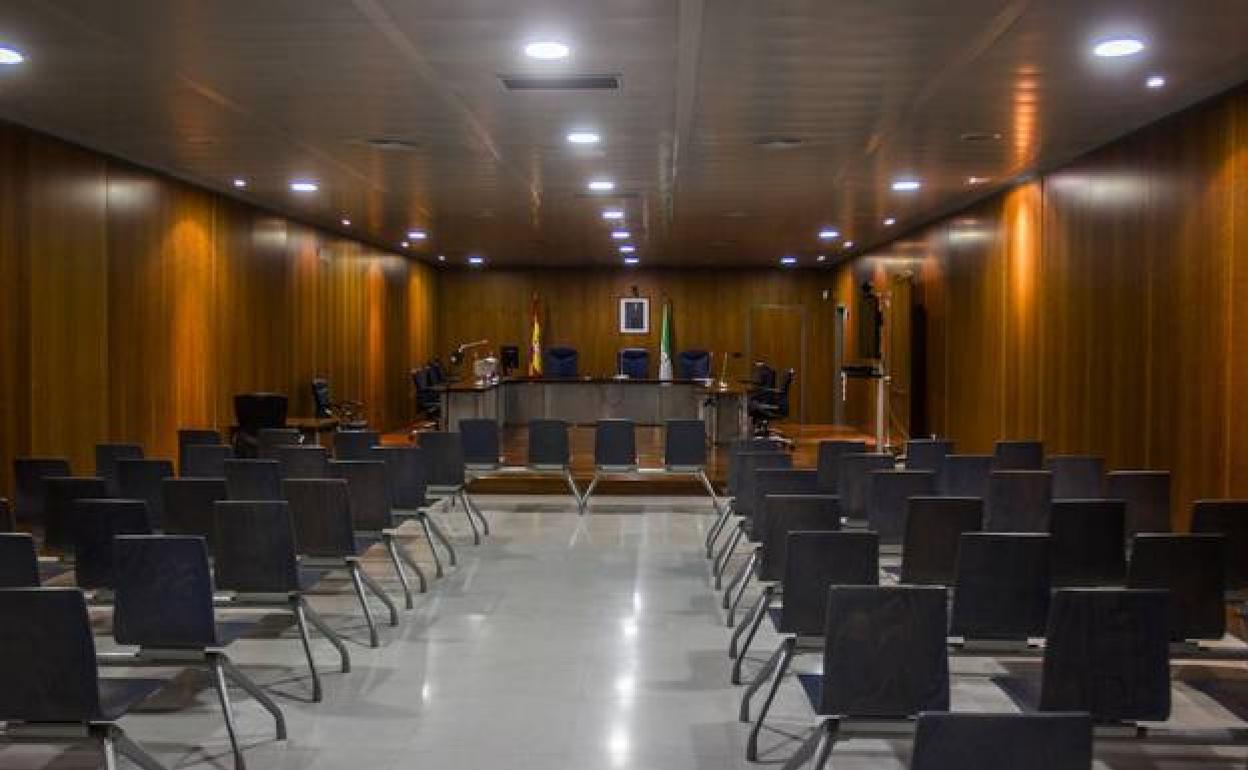 Imagen de archivo de una sala de la Ciudad de la Justicia. 