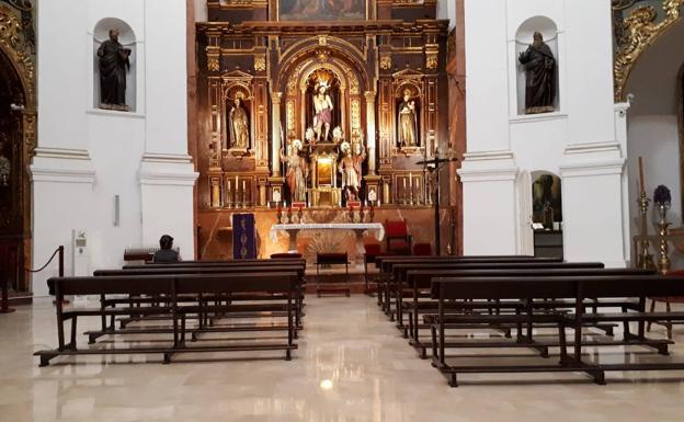 Iglesia del Santo Cristo de la Salud, que estrena bancos