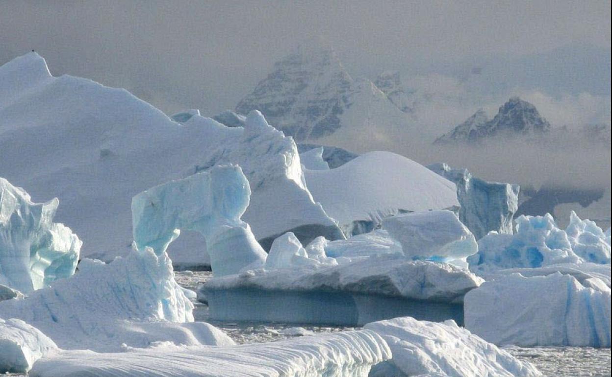 Paisaje antártico.