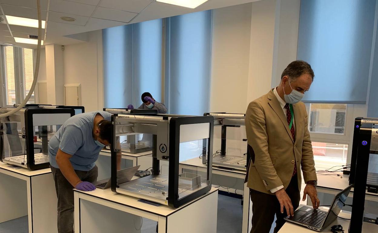 La instalación del robot ya está en marcha. 