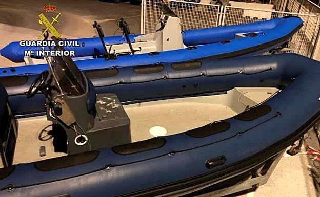 Imagen de las embarcaciones intervenidas. 