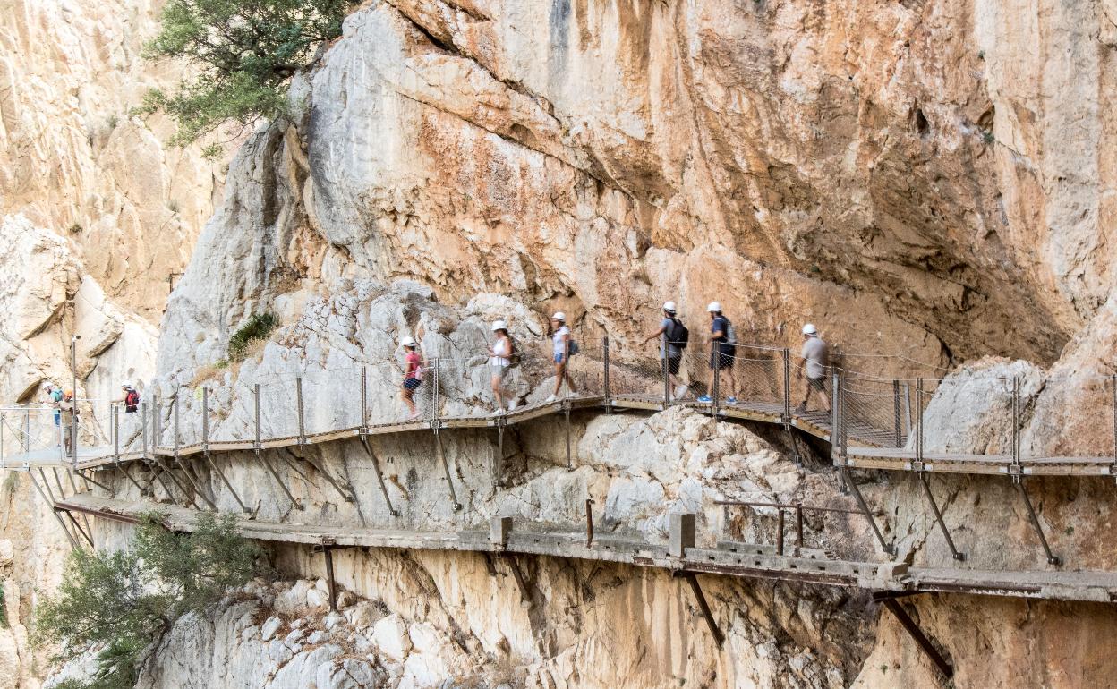 Imagen de archivo del Caminito del Rey. 