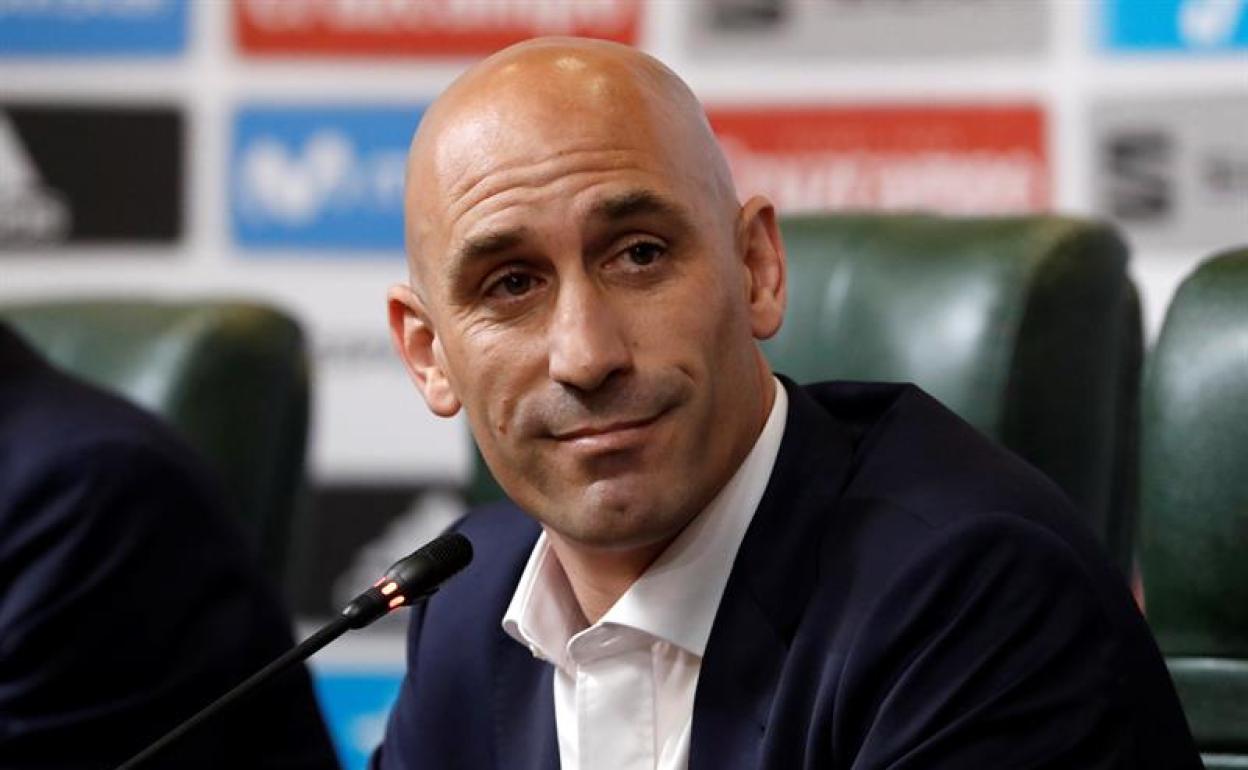 Luis Rubiales, presidente de la Federación Española de Fútbol (FEF). 