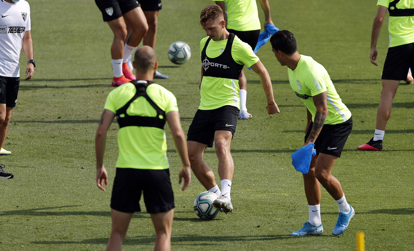 Fotos: El Málaga ultima los preparativos para la vuelta de la Liga