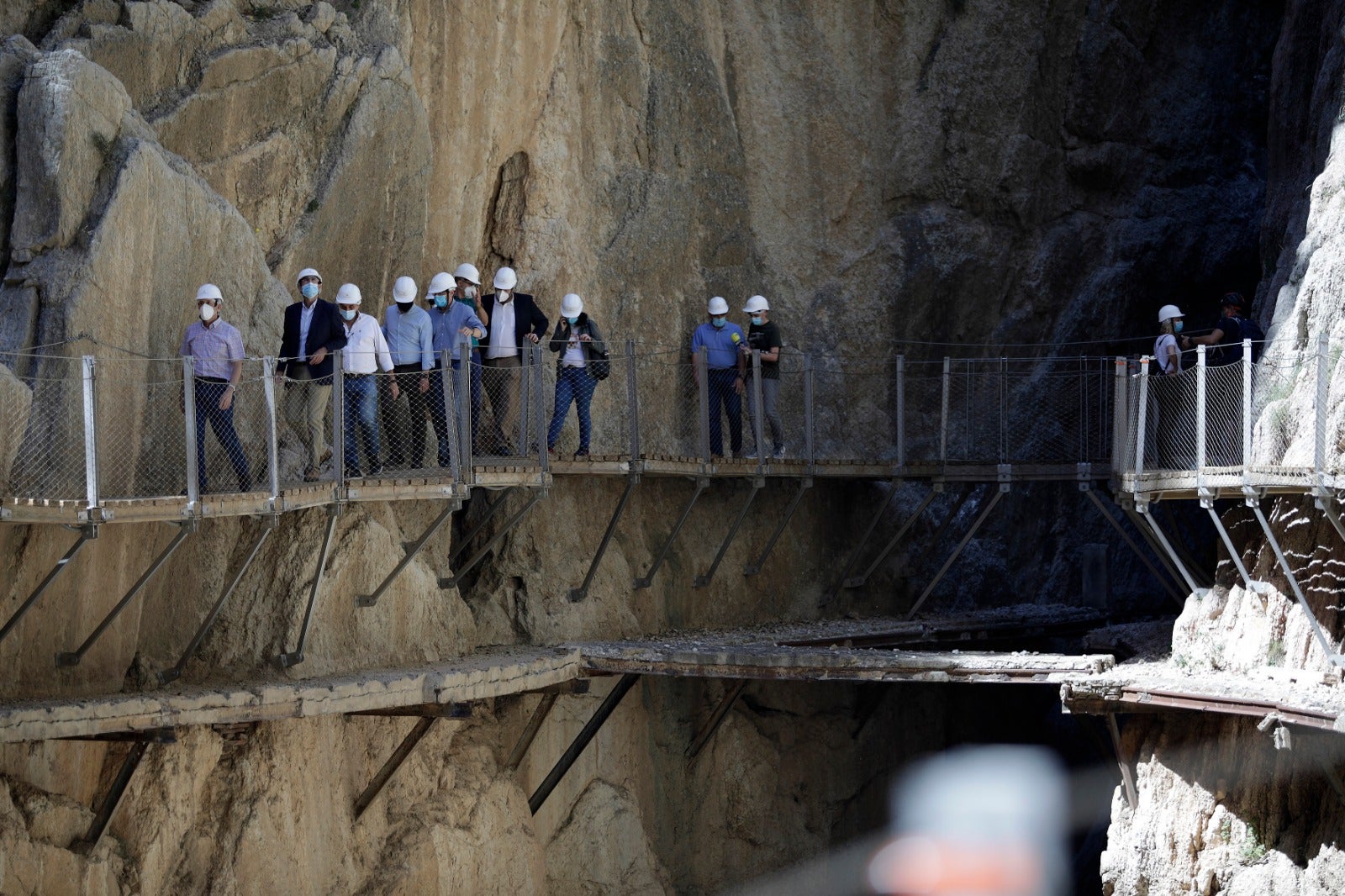 El Caminito del Rey reabre mañana sus puertas con un nuevo plan de seguridad creado junto a la UMA