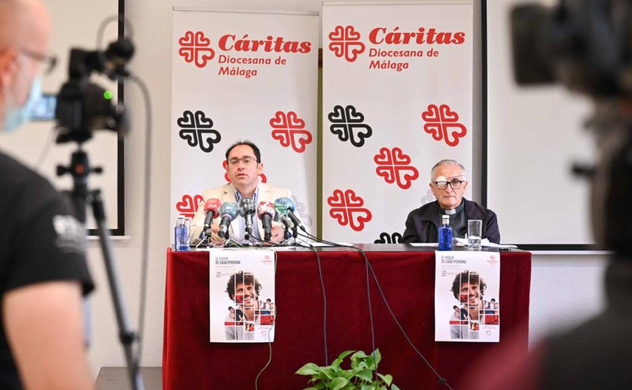 Francisco José Sánchez Heras y Gabriel Leal durante la rueda de prensa.