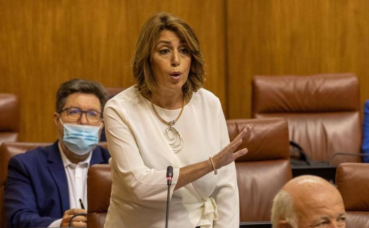 La secretaria general del PSOE andaluz, Susana Díaz, en una imagen reciente. 