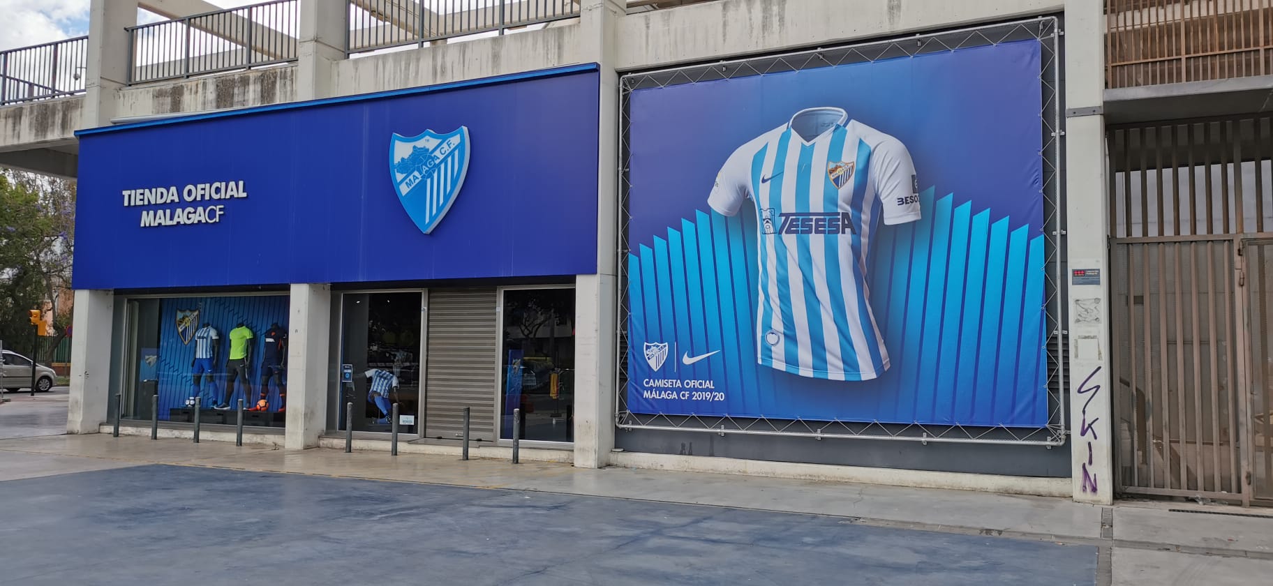 La vuelta del fútbol a La Rosaleda tras el parón de LaLiga por la pandemia