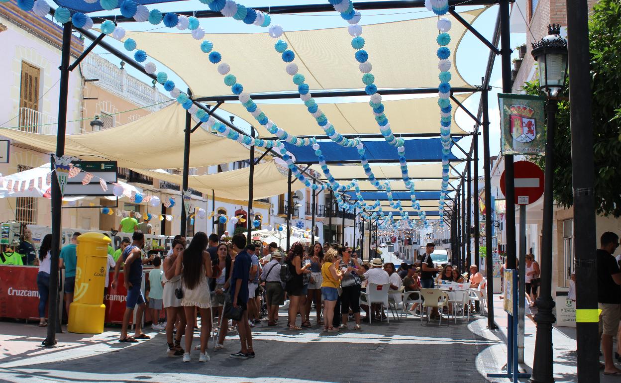 Imagen de archivo de la feria de agosto de Pizarra.