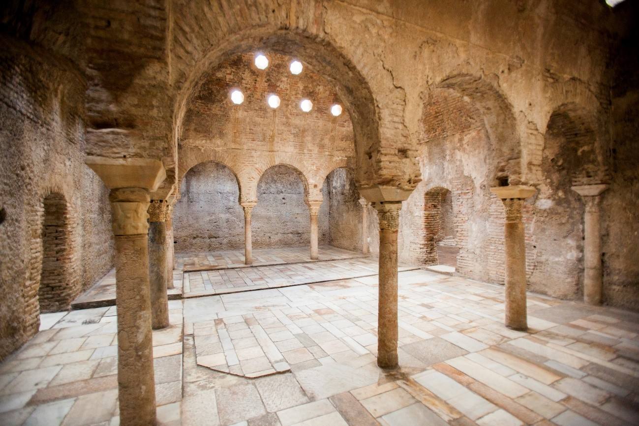 Baños árabes de Córdoba. 