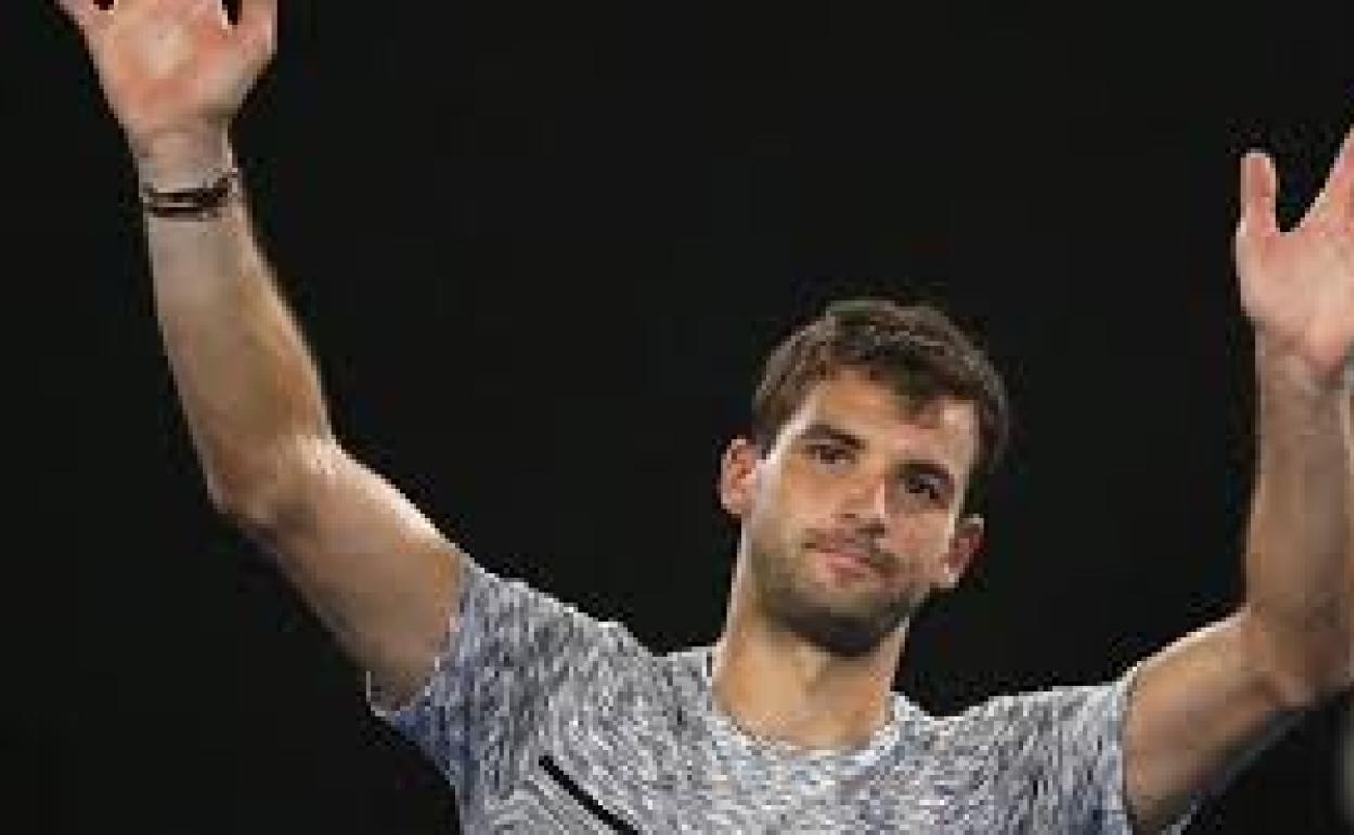 El tenista búlgaro Grigor Dimitrov. 