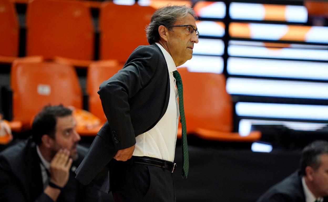 Luis Casimiro, durante un partido de la Fase Final en Valencia.