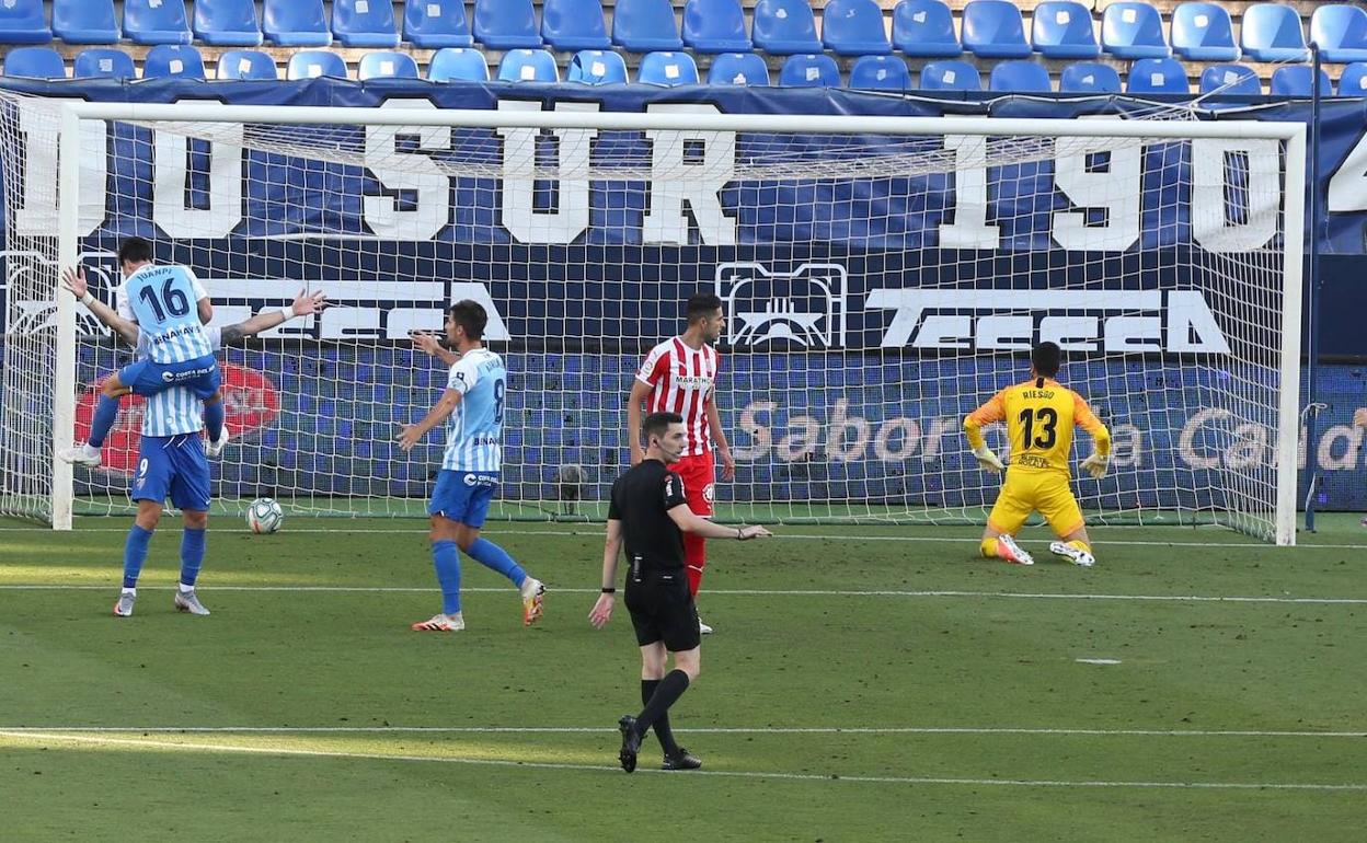 Crónica, fotos y goles del Málaga -Girona | Jornada 36 de la Liga Smartbank | Domingo 28 de junio de 2020
