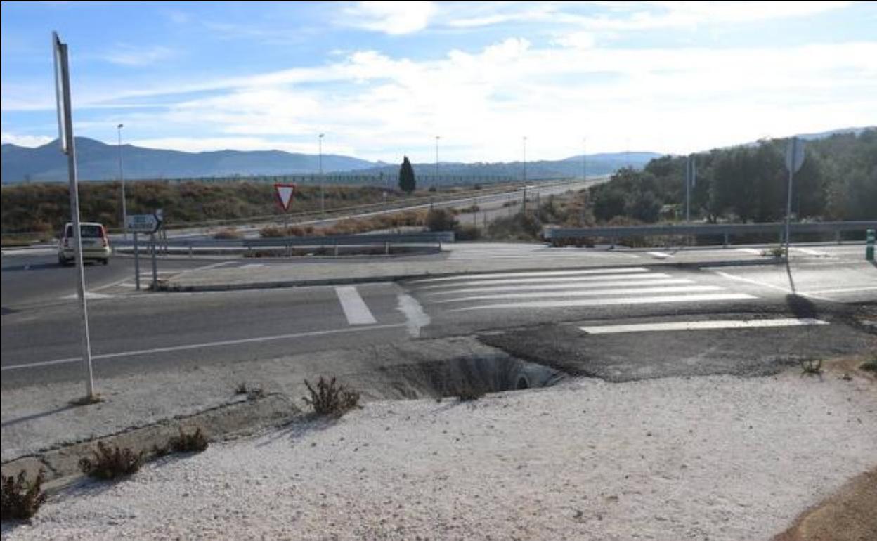 Paso de peatones en la zona. 